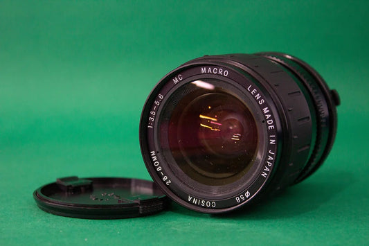Cosina Macro 28-70mm f/4 Lens.